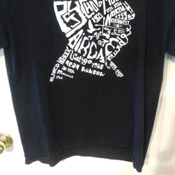 Alfred Hitchcock Rare Movies Typeography T-Shirt - Large - Picture 4 of 9